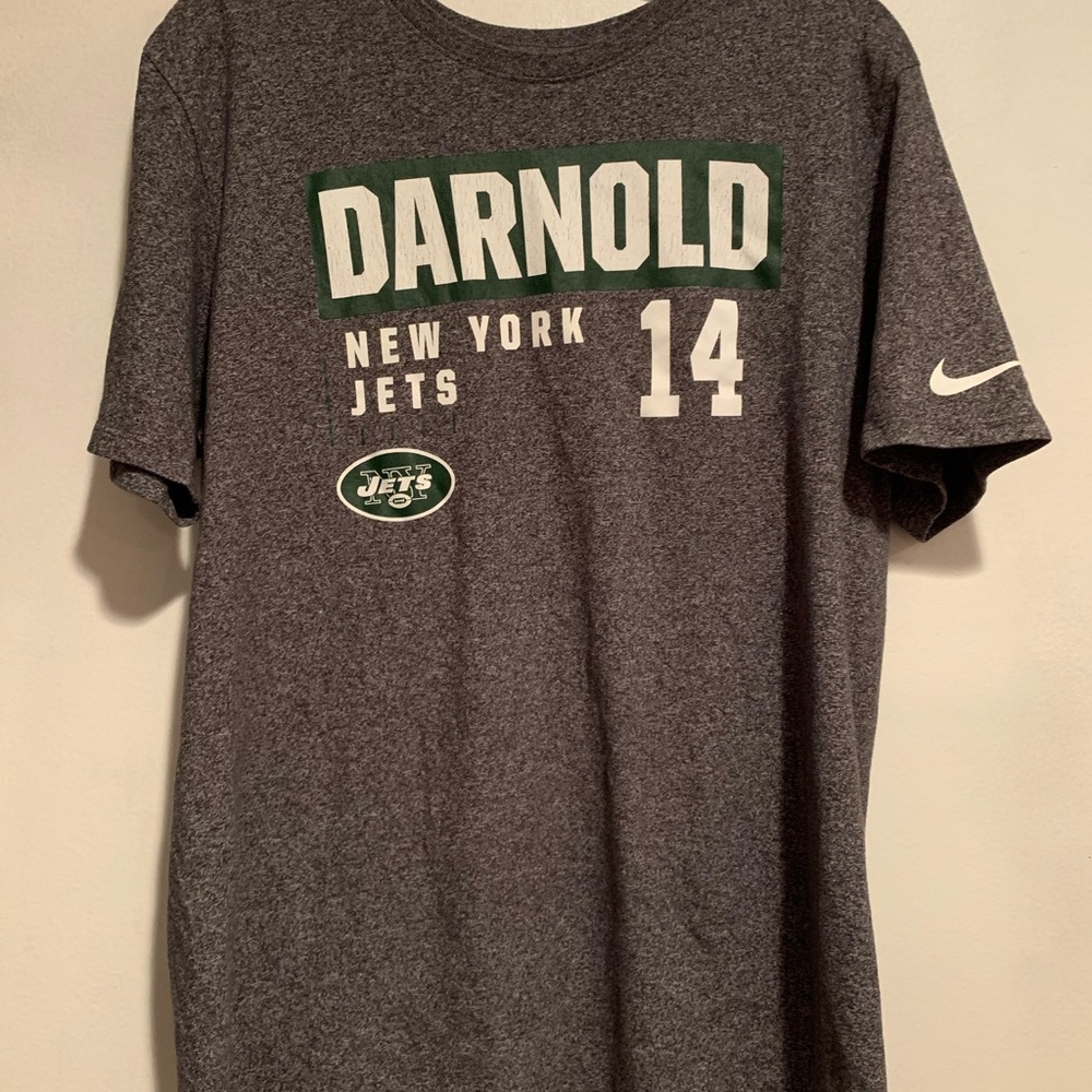 Nike NFL Sam Darnold Gray Large T-Shirt